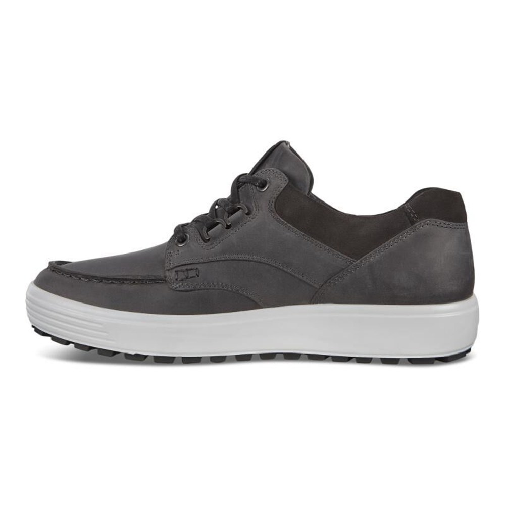 Mens Sneakers - ECCO Soft 7 Tred - Dark Grey - 5728QSUXY